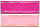 CINTA ORGANZA CON BRILLO BORDE ORO Y PLATA