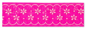 CINTA ORGANZA CON FLOR
