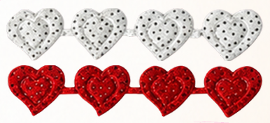 CINTA TROQUELADA CORAZON